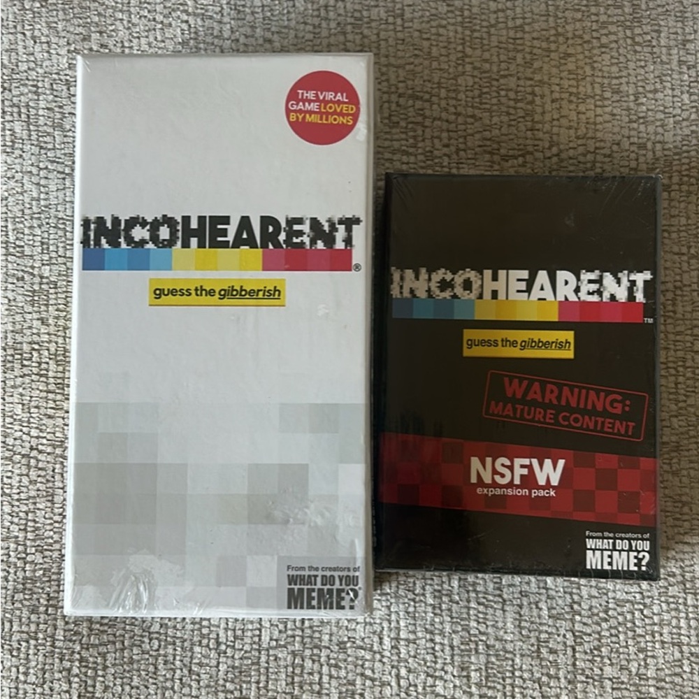 Incohearent Game and NSFW Expansion Pack